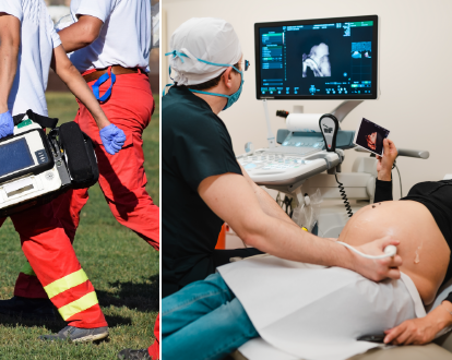 Used medical equipment being shown used in the veterinary industry, ambulance and emergency services and fertility clinics