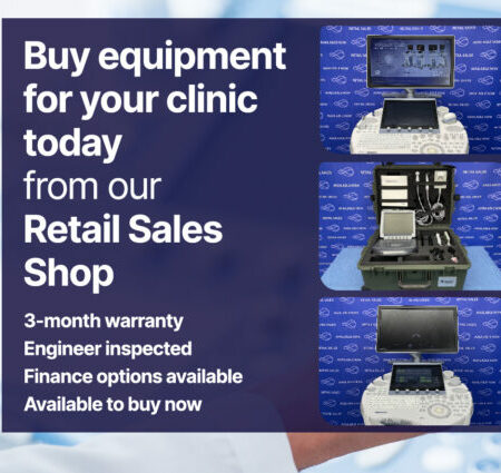 Ultrasound machines available to buy via Hilditch Retail Sales